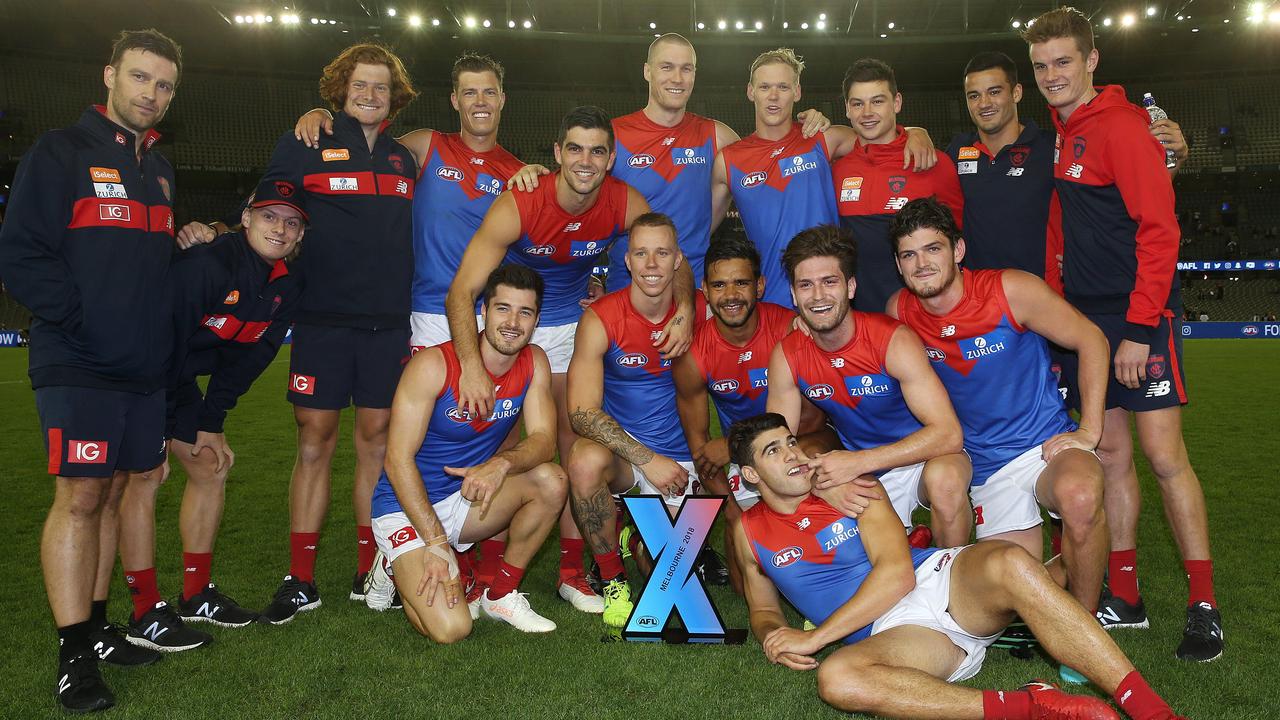 Melbourne won one of the three AFLX tournaments in 2018. Photo: Michael Klein