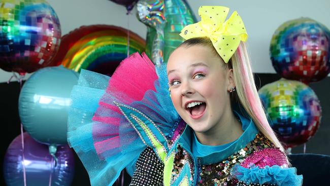 JoJo Siwa doesn’t want to put a label on her sexuality. Picture: Liam Kidston.