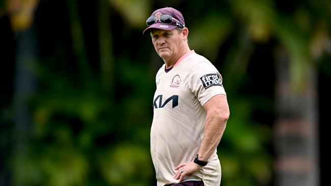 Brisbane coach Kevin Walters is ready for the fight – and believes the Broncos are on the verge of something special. Picture: Getty