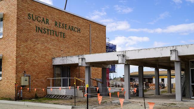 Work is well under way on the Catherine McAuley College being built at the former Sugar Research Institute building along Nebo Rd in Mackay. Picture: Heidi Petith