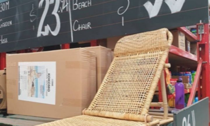 Rattan beach 2024 chair bunnings