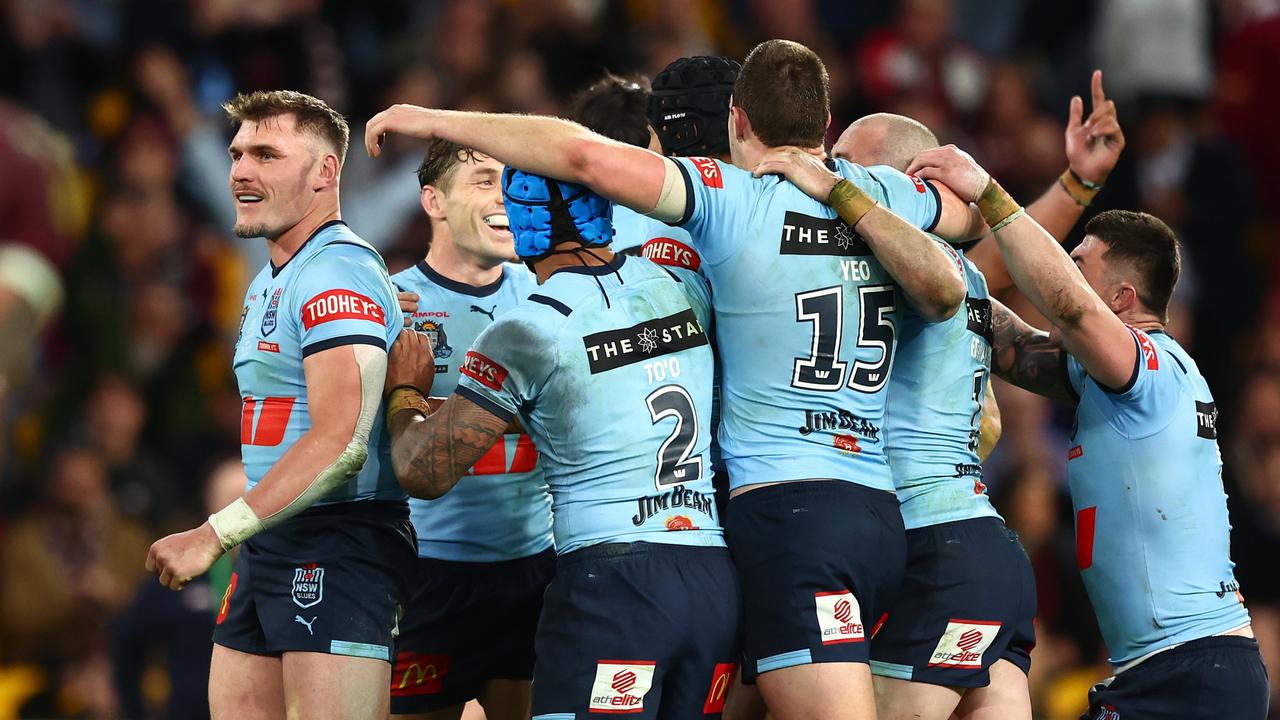 The NSW Blues clinched the shield in a stunning decider. (Photo by Chris Hyde/Getty Images)