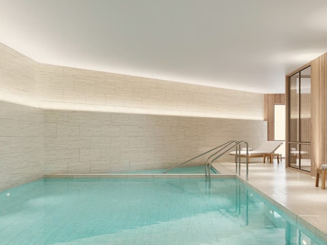 The indoor pool at the Retirement by Moran village at Wahroonga. The company says the proposed Narrabeen village would be the “latest addition to our portfolio of highly sought-after retirement residences”. Picture: Supplied