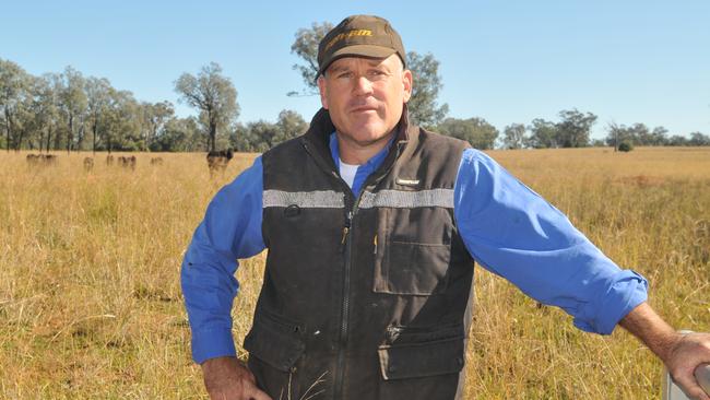 Family home: Jason Lewis is a fifth-generation farmer at Bingara in northern NSW.