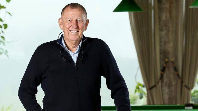 John Singleton at his home on the Strawberry Hill Stud at Mount White. Picture: Troy Snook