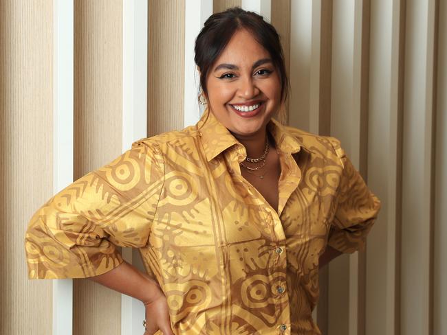 9/5/22: Jessica Mauboy at the Warner Music office in Pyrmont. Jessica is releasing her new single, Automatic. She is also performing at First Nations show at Fashion Week on Tuesday night. John Feder/The Daily Telegraph