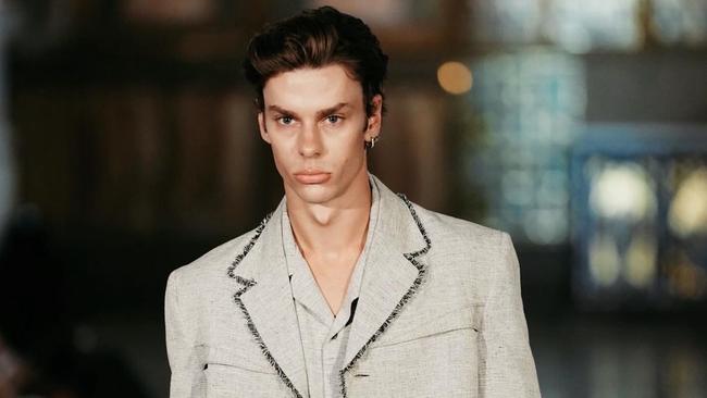 Ethan Ashton hits the catwalk. Picture: Supplied