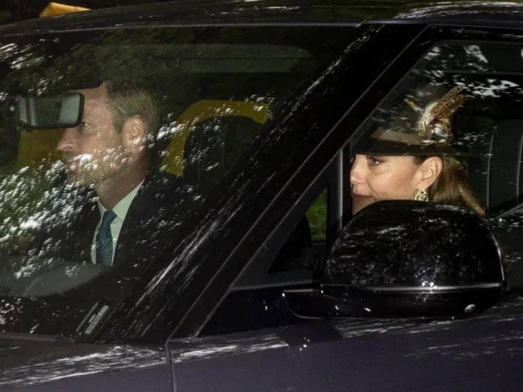 Kate Middleton at Crathie Kirk with Prince William on September 22, 2024. Picture: Newsline Media/Goffphotos