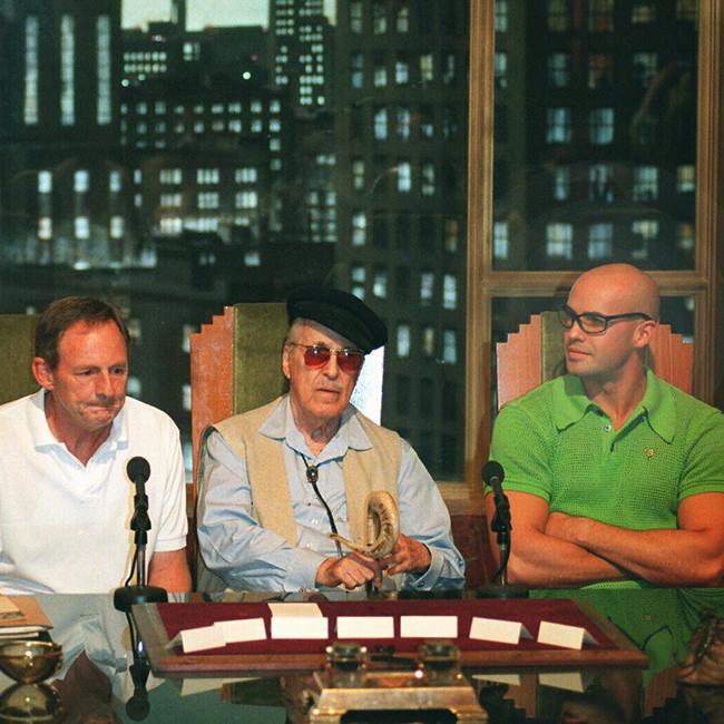 Director of film Simon Wincer (L), actor Billy Zane (R) and creator of 