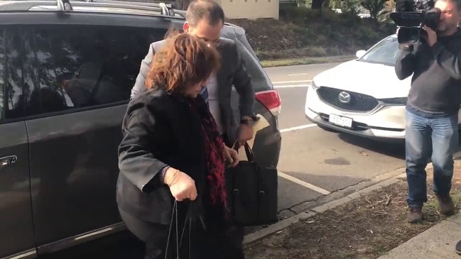 Lydia Abdelmalek’s mother trips outside of court