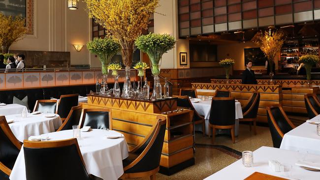 The lavish main dining room of Eleven Madison Park, where guests could enjoy the wonder of Cooper's pinot noir. Picture: Getty Images