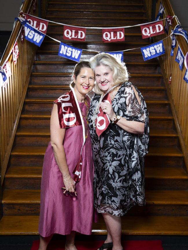 State of Origin: The Musical! Premiere, Princess Theatre Woolloongabba. Amanda Talbot and Jan Black. 30.11.2019 - Picture: Renae Droop/RDW Photography