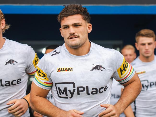 NRL, Penrith Panthers training at Warrington. Nathan Cleary. Photo: Joseph Richardson  / Supplied