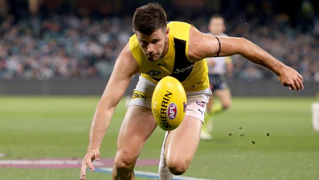 Trent Cotchin returns from a hamstring injury on Sunday.