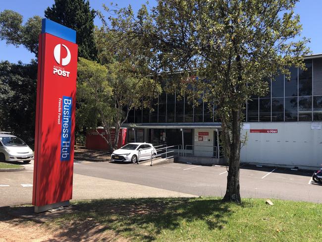 Part of the Australia Post facility on the corner of Rodborough and Allambie roads at Frenchs Forest, which will be demolished in early 2022 Picture: Jim O'Rourke