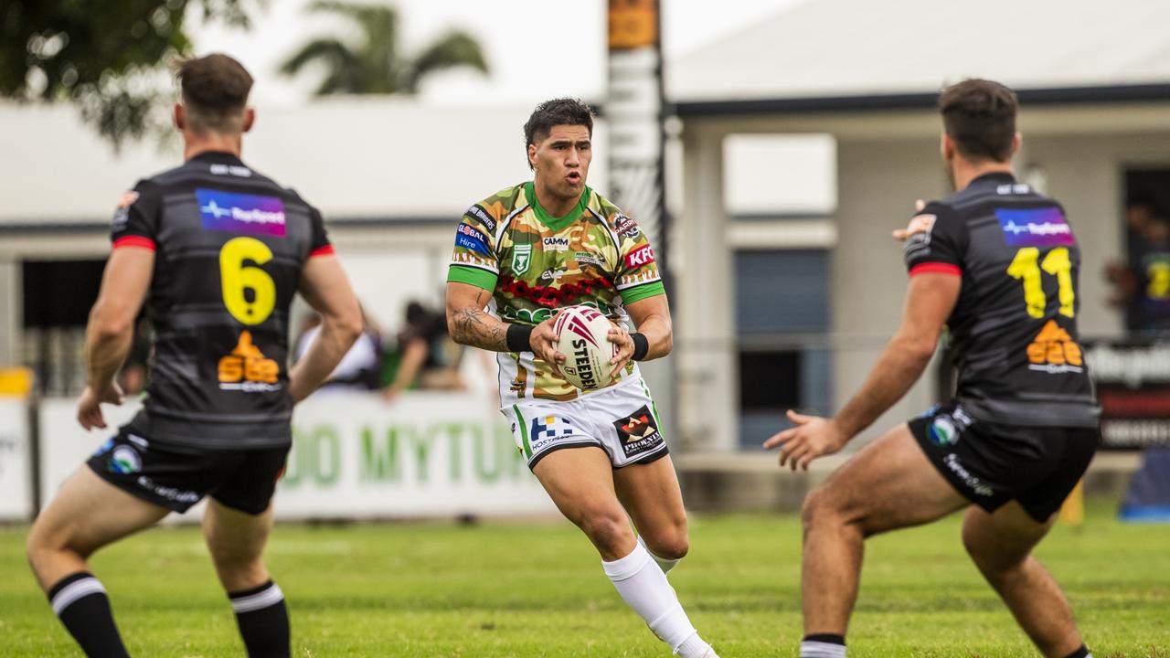 Former Townsville Blackhawks and Burleigh Bears prop Emry Pere is playing for the Western Clydesdales this season.