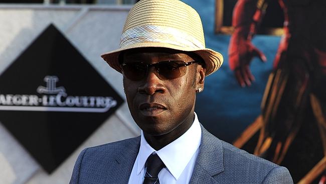  Actor Don Cheadle arrives at the world premiere of Paramount Pictures and Marvel Entertainment's 'Iron Man 2. Picture: Getty...