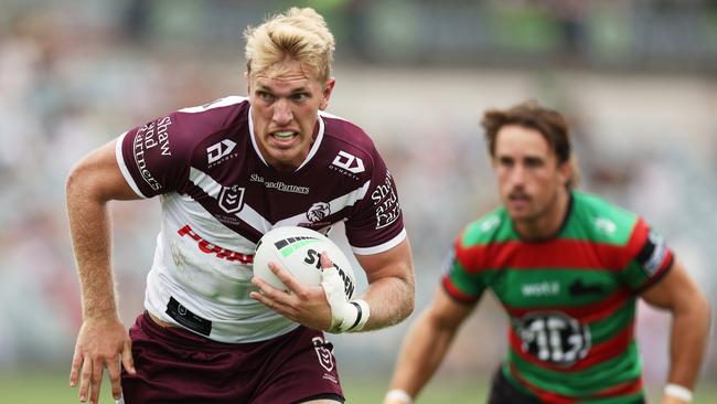 Ben Trbojevic has re-signed with Manly. (Photo by Matt King/Getty Images)