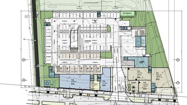 A floor plan of the ground storey of the development. Pic: Blackburne Jackson Design