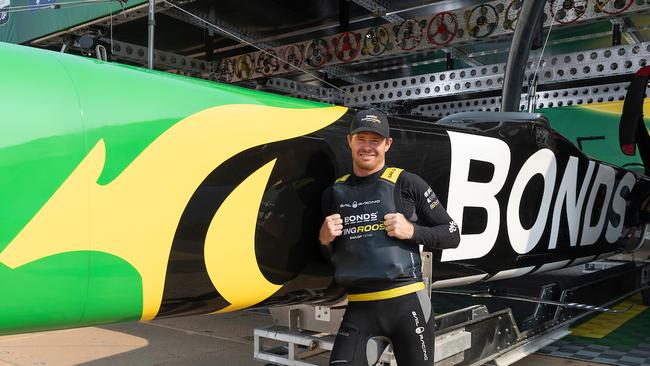 Australia'’s driver Tom Slingsby is now a co-owner of the BONDS Flying Roos Photo: SailGP/Supplied.