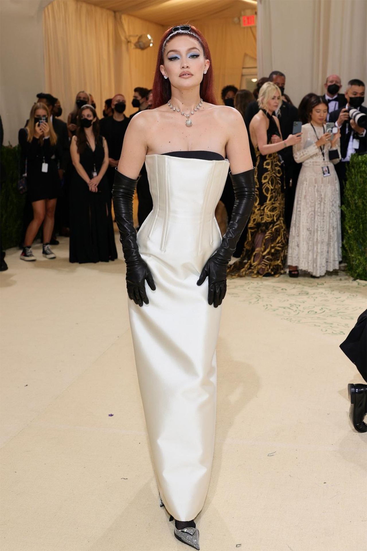 Gigi Hadid attends the 2021 Met Gala.