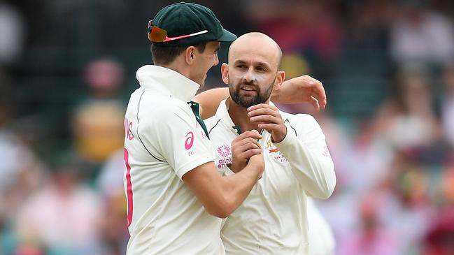 Pat Cummins and Nathan Lyon formed a dynamic duo in 2019. Picture: AAP Images