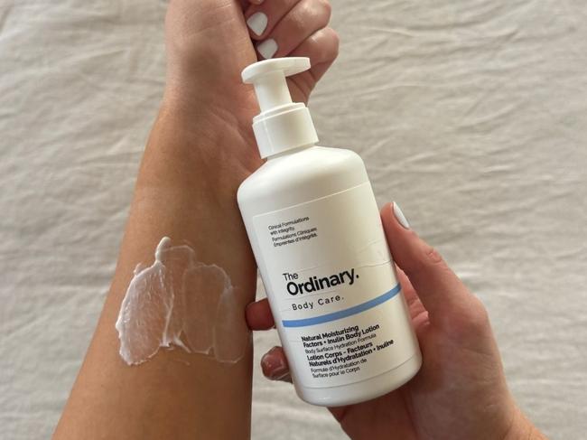 We try The Ordinary's new Natural Moisturizing Factors + Inulin Body Lotion.