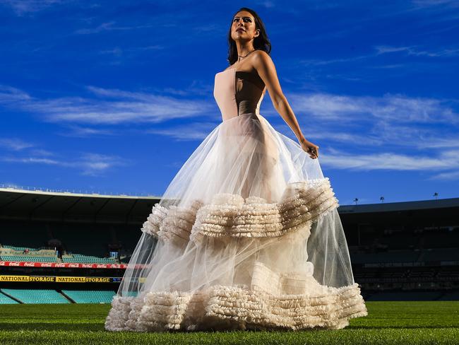 Ana Calle for Brownlow Medal. Anna is partner of Sydney Swans player Josh Kennedy. Picture: Dylan Robinson