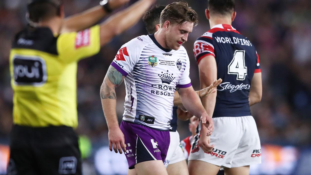 Cameron Munster was sent to the sin bin twice. Picture: Getty Images