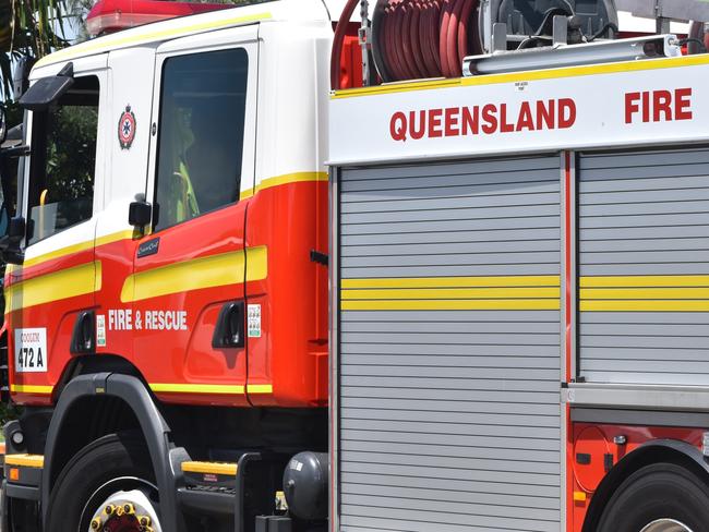 Generic picture of a Queensland Fire Department truck, taken at Point Arkwright during a rescue. Photo: Jorina Maureschat
