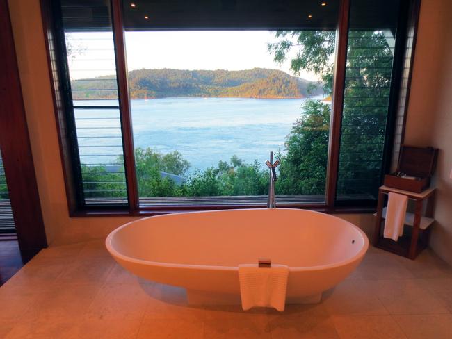 (Bath) room with a view. Picture: Kate Schneider