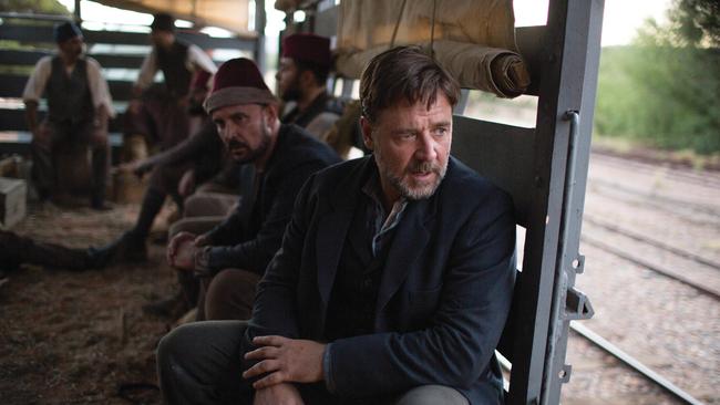 Training day ... Russell Crowe both starred in and directed The Water Diviner.