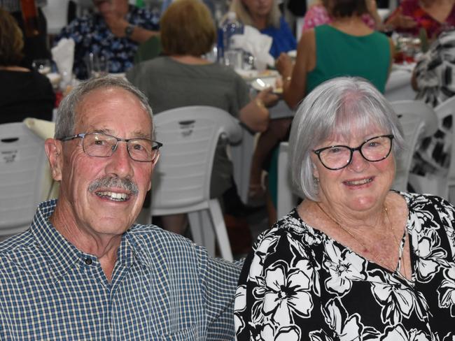 Peter and Grace Wallace from Inverell at the Italian long lunch, February 25, 2024.