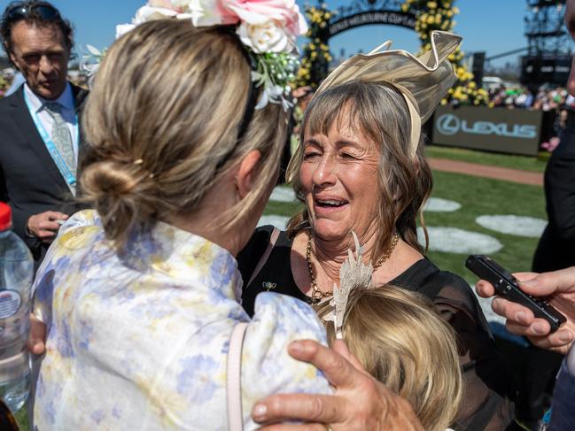 Knights Choice has won the 2024 Melbourne Cup  for trainer Sheila Laxon and jockey Robbie Dolan. Lexus Melbourne Cup Day Flemington Racecourse on November 05, 2024 in Melbourne, Australia. Picture: Jason Edwards