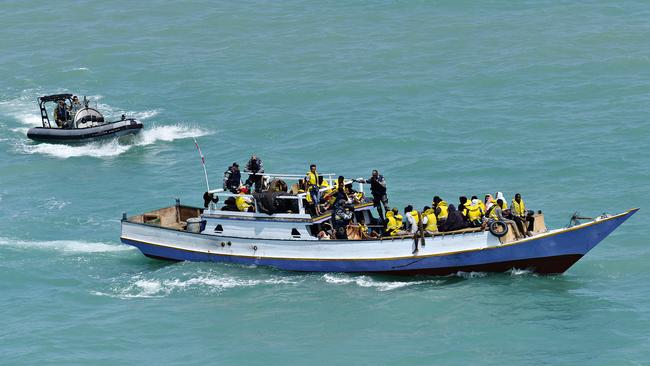 among Tony Abbott’s achievements were stopping the boats. Picture: Derwin Elise