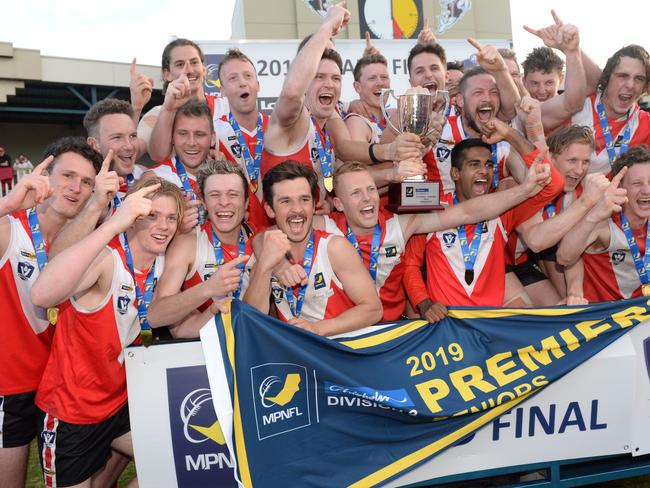 MPNFL Division 2 Grand Final: Red Hill v Karingal at Frankston Park. Picture:Chris Eastman/AAP