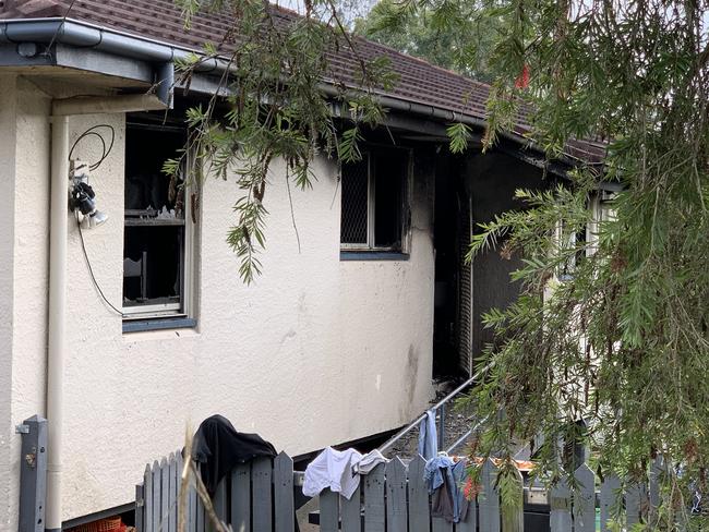 Firefighters rushed to a house fire in Riverview which broke out in the early hours of Thursday morning. Photo: Andrew Korner