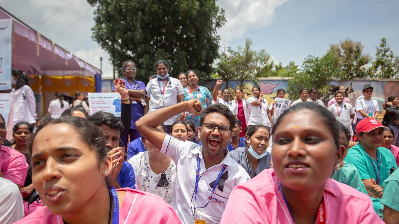 It’s the latest horrific attack to cause public outcry in India. Picture: Abhishek Chinnappa/Getty Images