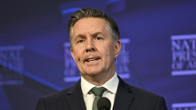 Health and Aged Care Minister Mark Butler. Picture: Martin Ollman/NewsWire