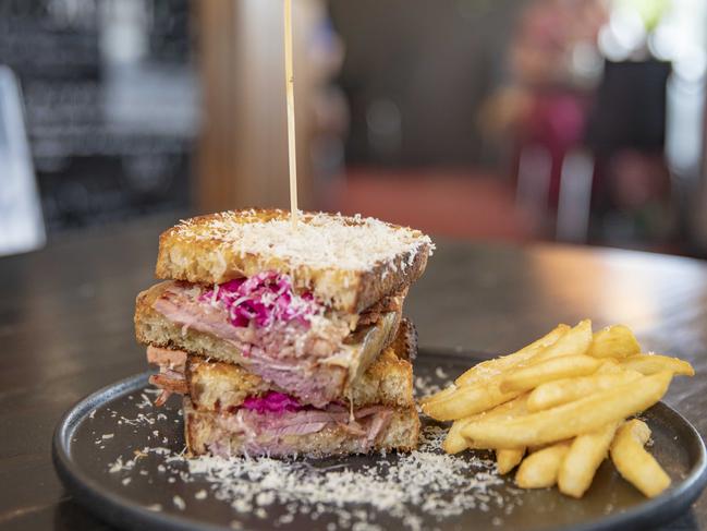 Reuben Sandwich at Landsdowne Cafe.Picture: Linda Higginson