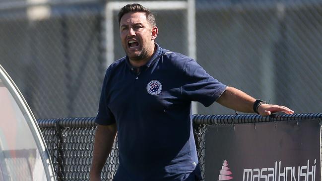 Dandenong City coach Nick Tolios. Picture: Brendan Beckett