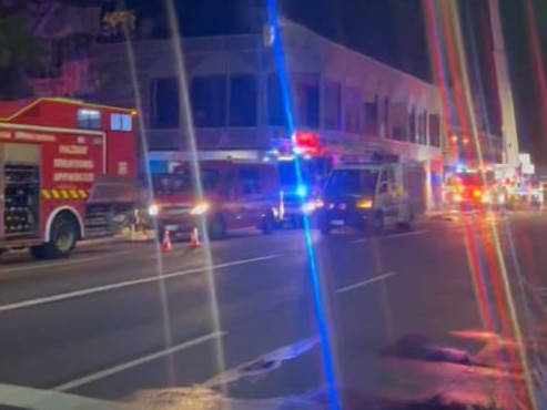 Chaos on busy SA road as blaze breaks out at commercial property