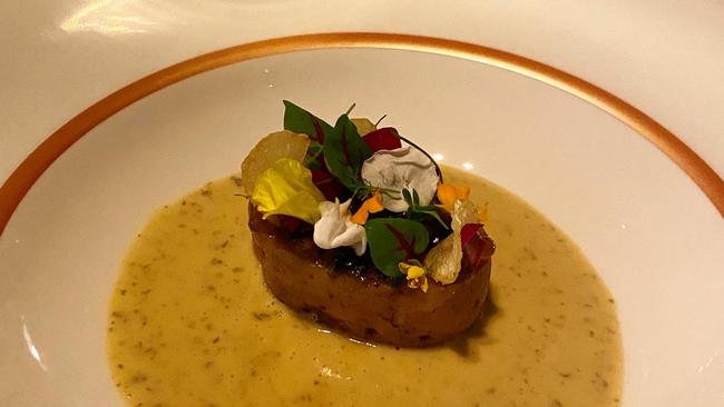 The famous potato dish at Oncore by Clare Smyth. Picture: Supplied