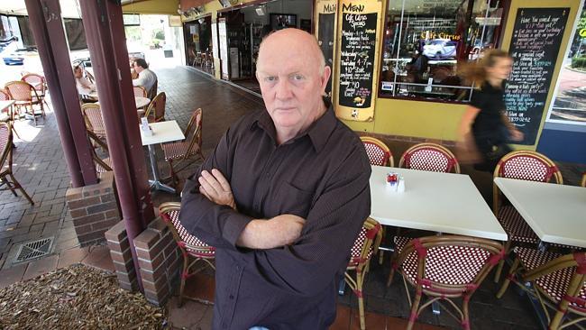 BROWNED OFF: Glen Higgs' Cafe Citrus at Bulimba has copped anonymous negative reviews online. Pic: Annette Dew