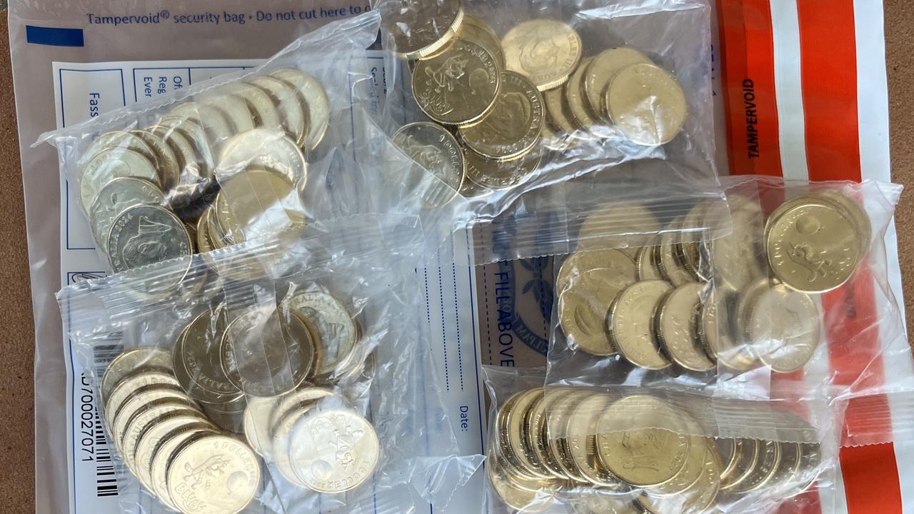 Police have recovered at least 1000 of the coins. Picture: NSW Police