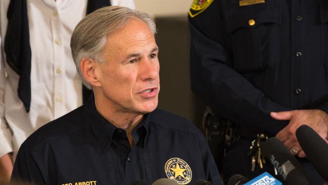 Texas Governor Greg Abbott in November, 2017. Picture: AFP