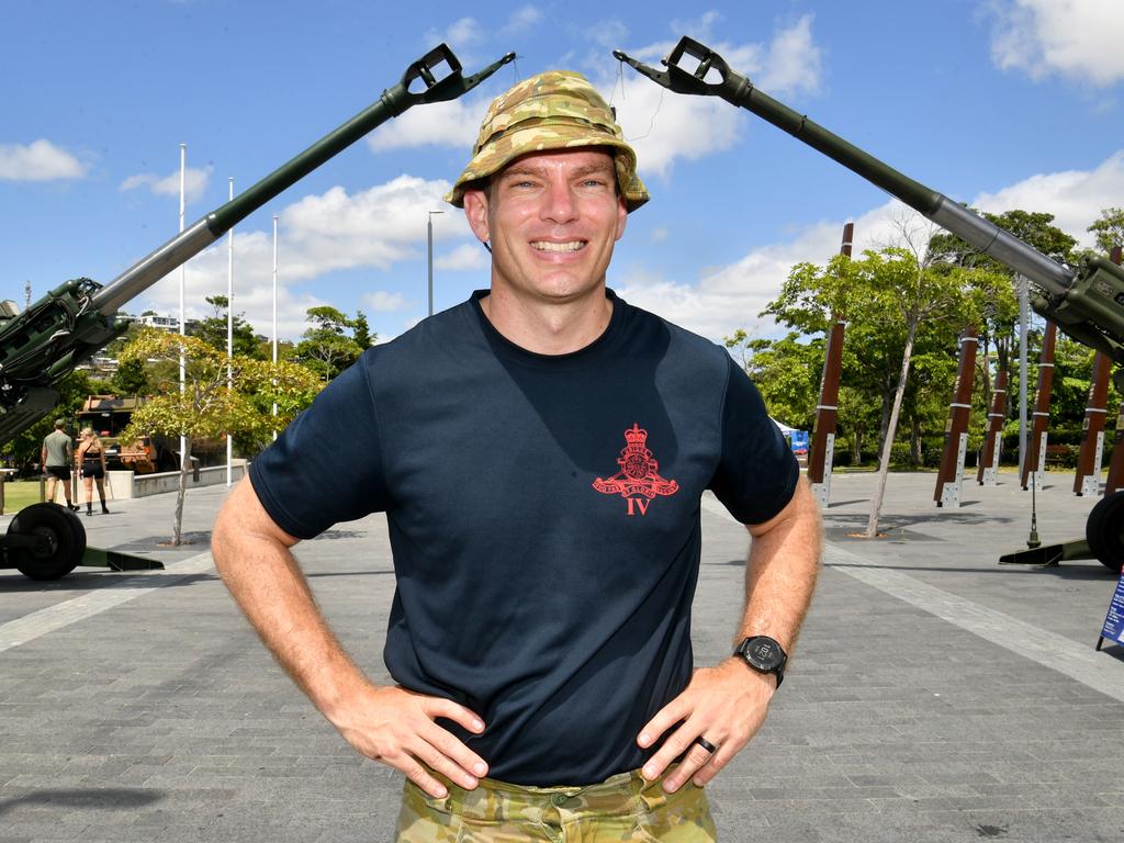 Commanding Officer, 4th Artillery Regiment Lieutenant Colonel Simon Frewin. Picture: Evan Morgan