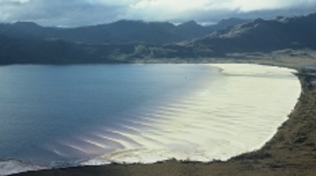 02/10/2008 NEWS: Lake Pedder in South West Tasmania. mysterious disappearance of environmentalist Brenda Hean. Matt Denholm.