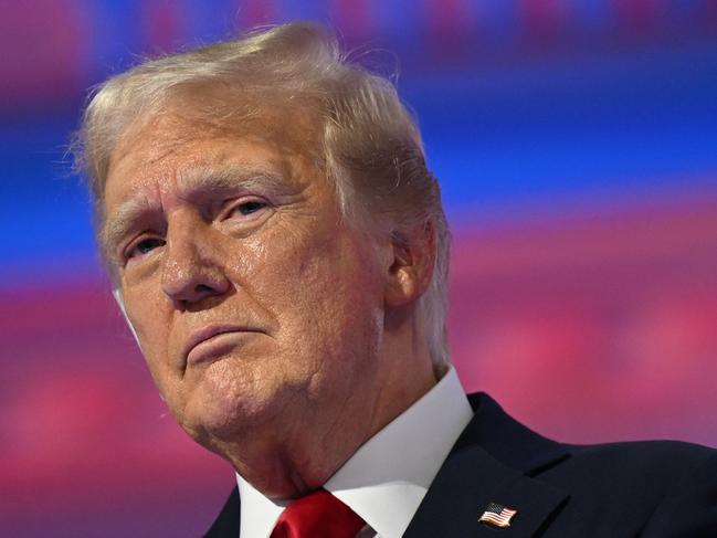 Former US President and 2024 Republican presidential candidate Donald Trump accepts his party's nomination on the last day of the 2024 Republican National Convention in Milwaukee, Wisconsin, on July 18, 2024. Picture: AFP.