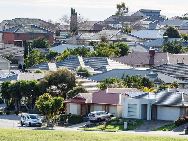 ADELAIDE, AUSTRALIA - NewsWire Photos AUGUST 19, 2021: Housing stock in Noarlunga Downs. Picture: NCA NewsWire /Brenton Edwards